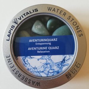 Wasserstein-Mischung Entspannung in Metall-Geschenkdose