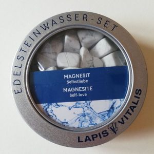 Wasserstein-Mischung Selbstliebe in Metall-Geschenkdose (Magnesit)