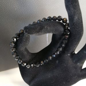 Armband Kugel 6 mm Schörl