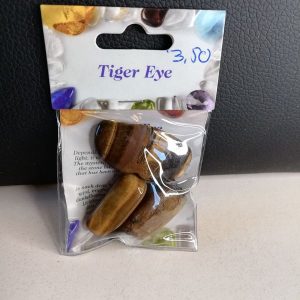 Klein Packung Trommelstein Tigerauge